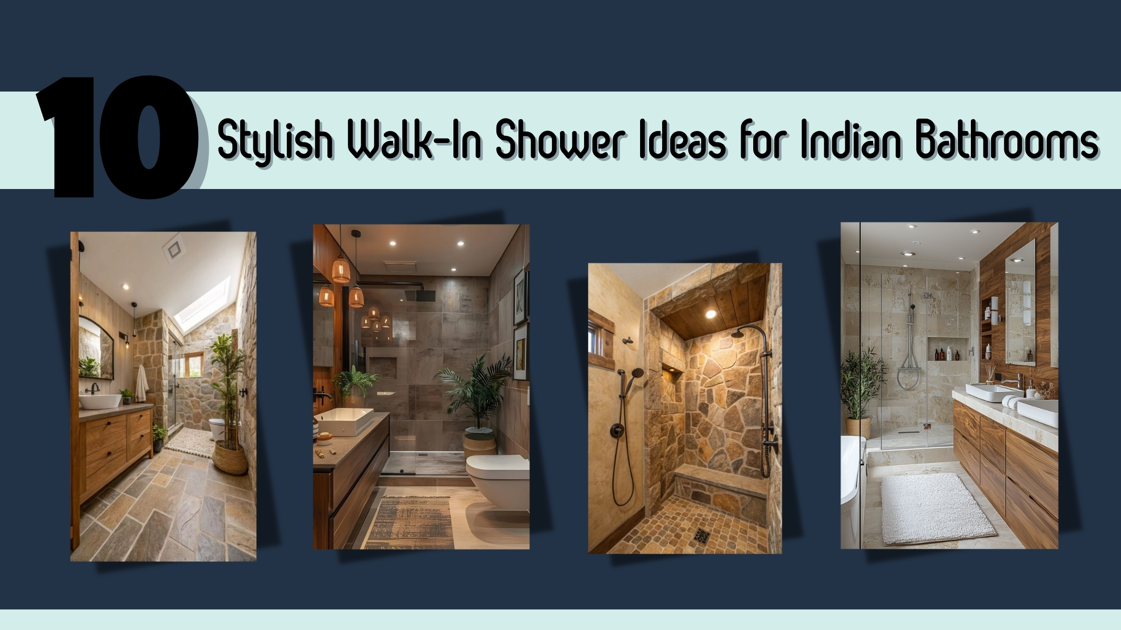 Walk-In Shower Ideas for Indian Bathrooms