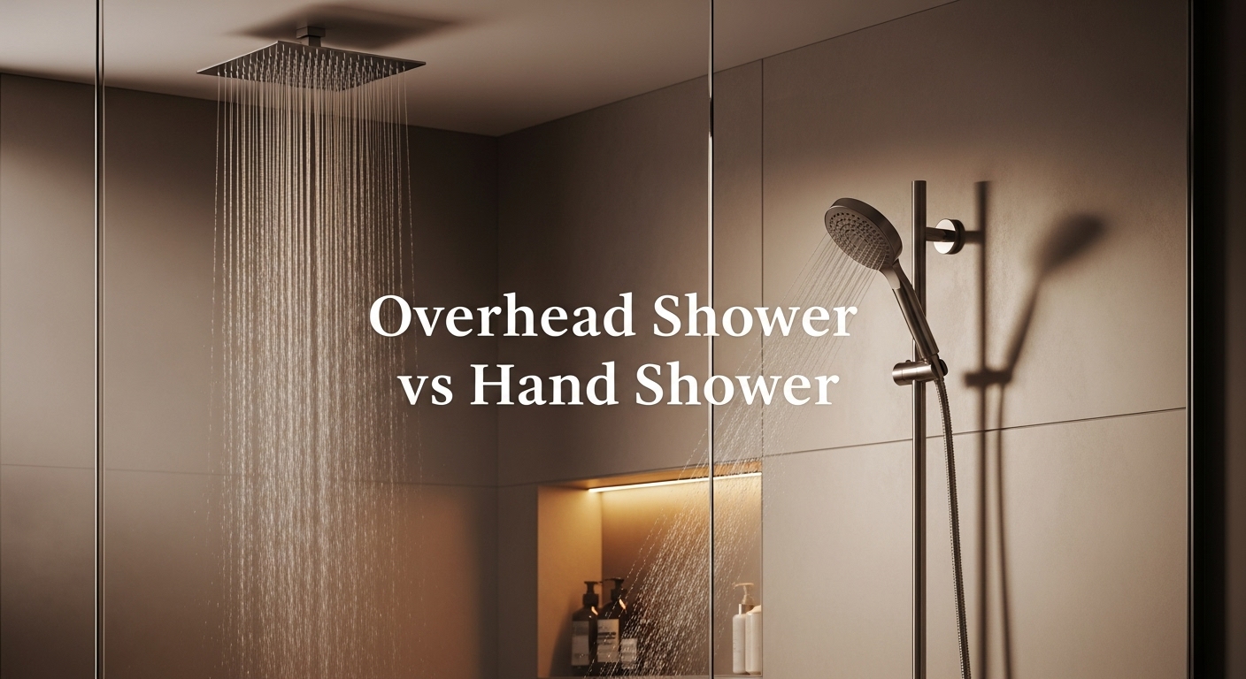 Overhead Shower vs Hand Shower