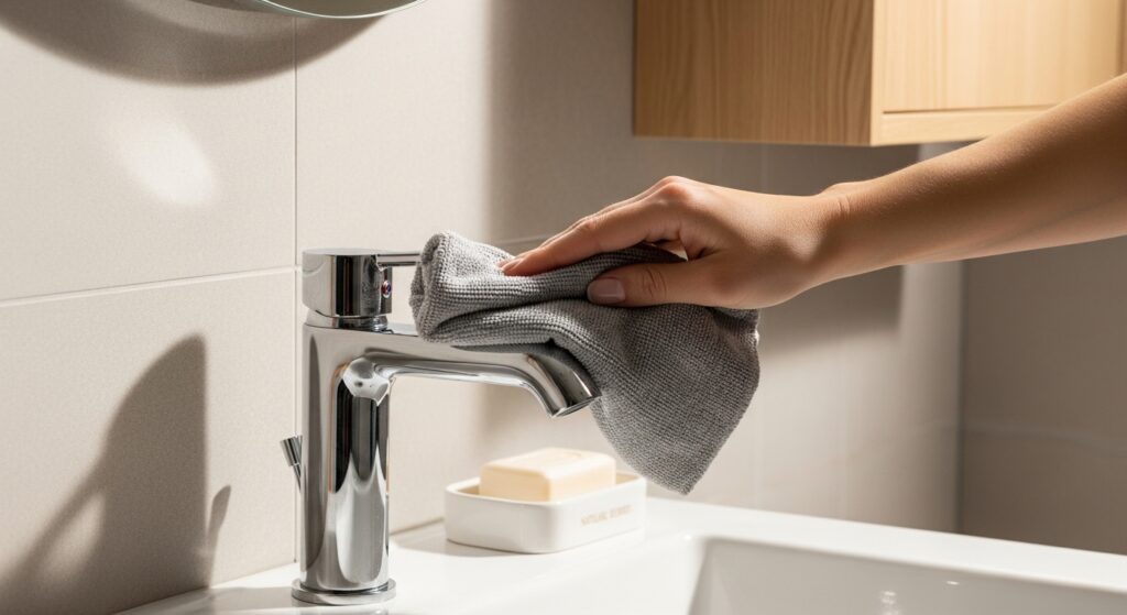 Bathroom Fixture Cleaning