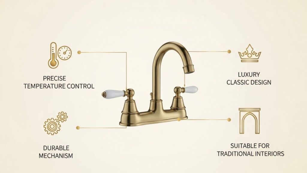 Advantages of Double Handle Faucets