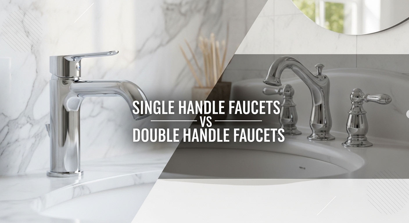 Single Handle Faucets vs Double Handle Faucets