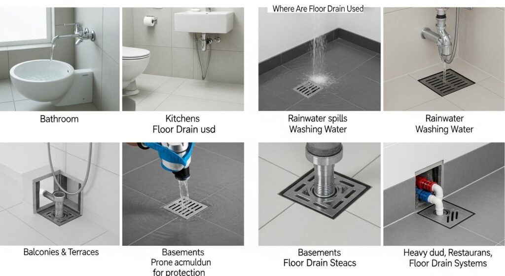 Floor Drains Used