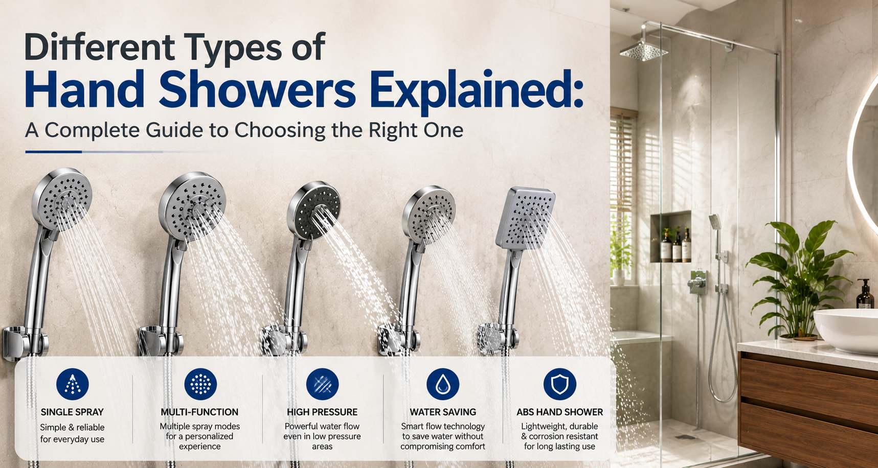 Types of Hand Showers