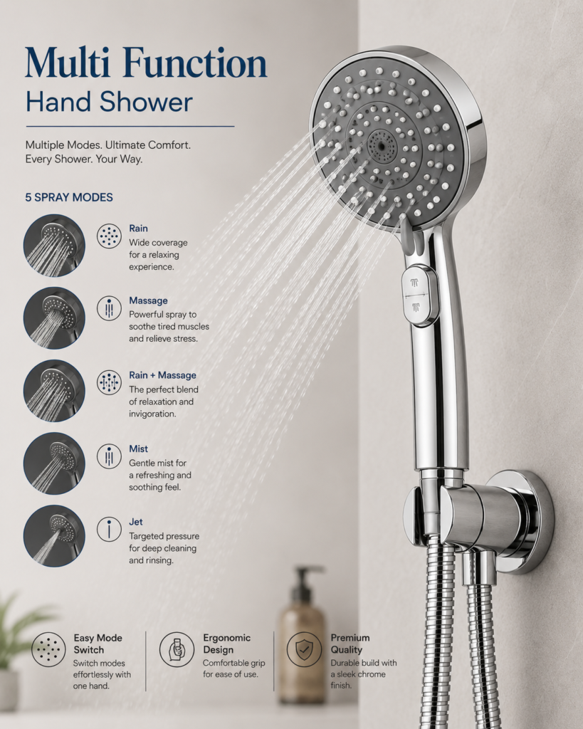Multi Function Hand Shower
