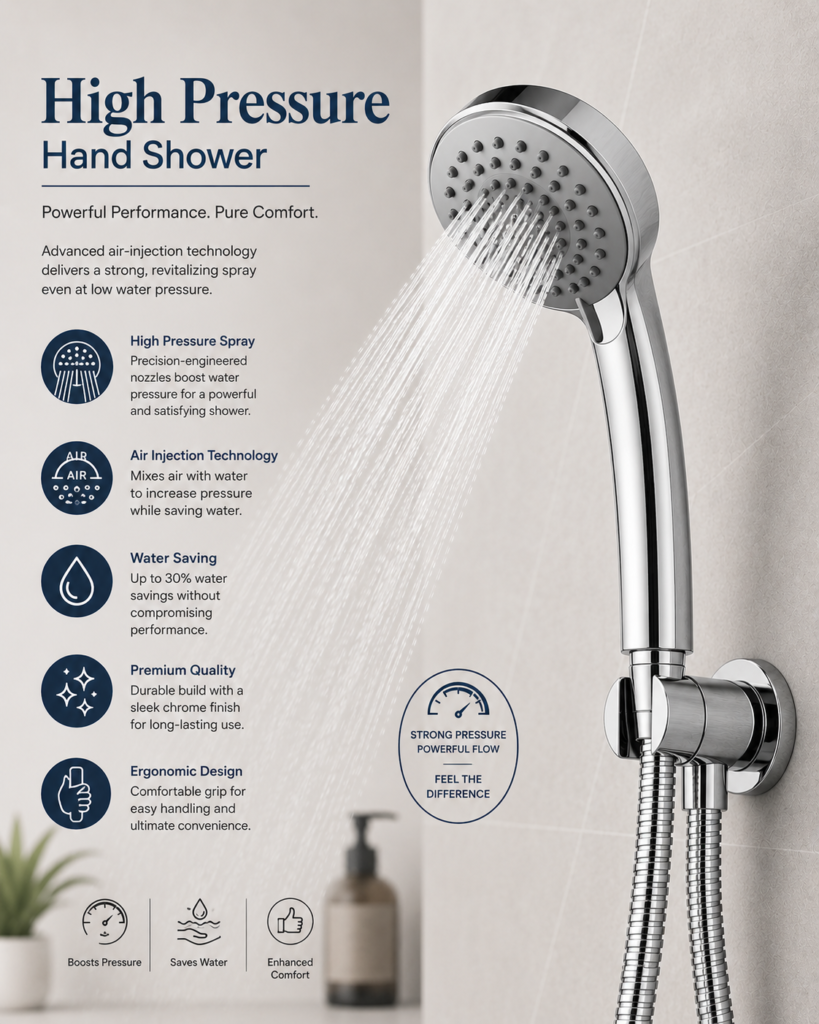High Pressure Hand Shower