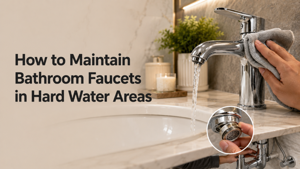 How to Maintain Bathroom Faucets in Hard Water Areas