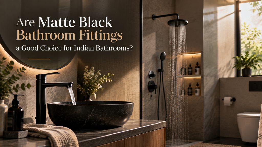 Matte Black Bathroom Fittings