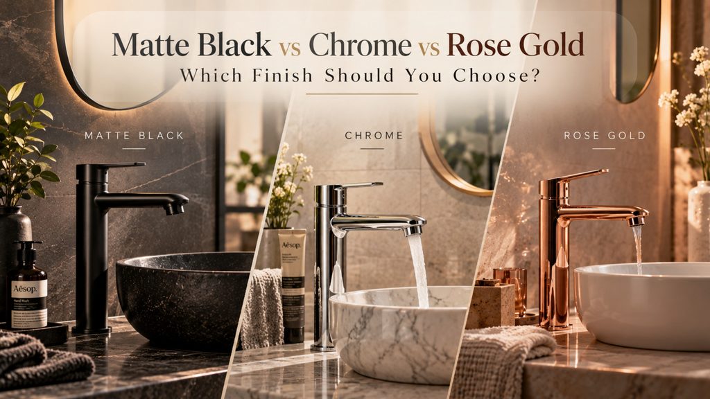 Matte Black vs Chrome vs Rose Gold